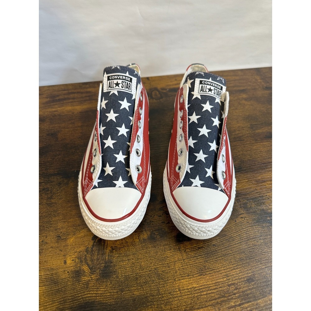 Converse Chuck Taylor All Star Low US American Flag Stars Mens 7.5 W 9.5 - Picture 11 of 11